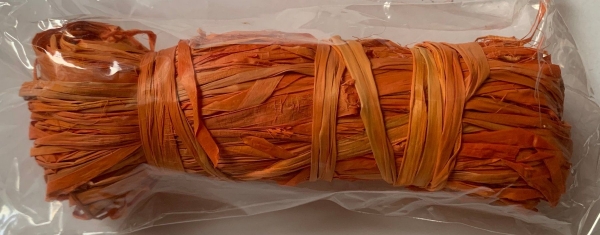 Raffia Bast orange